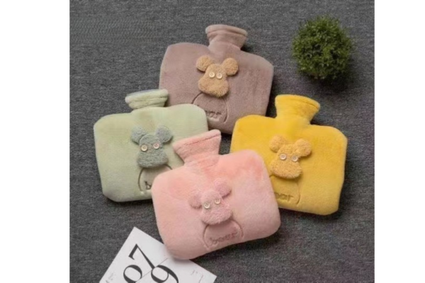 TK Plush Hot Water Bottle with Hand Pocket