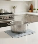 Square Silicone Suction Trivet – Heat Resistant Non-Slip Pot Holder Mat