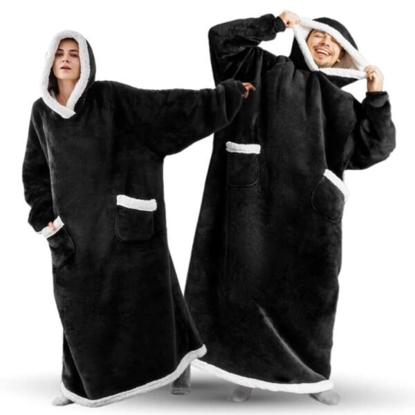 Huggle Hoodie Extra Long Oversized Blanket Hoodie