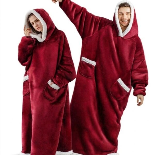 Huggle Hoodie Extra Long Oversized Blanket Hoodie