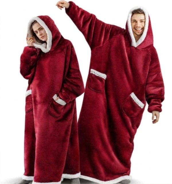 Huggle Hoodie Extra Long Oversized Blanket Hoodie