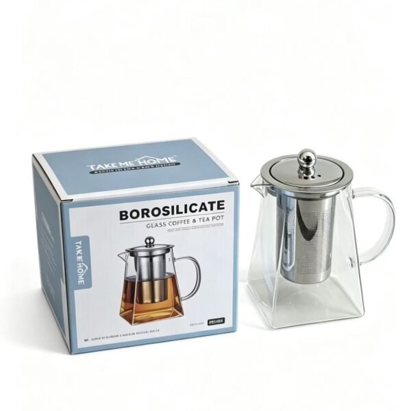 TK Borosilicate Glass Tea & Coffee Pot