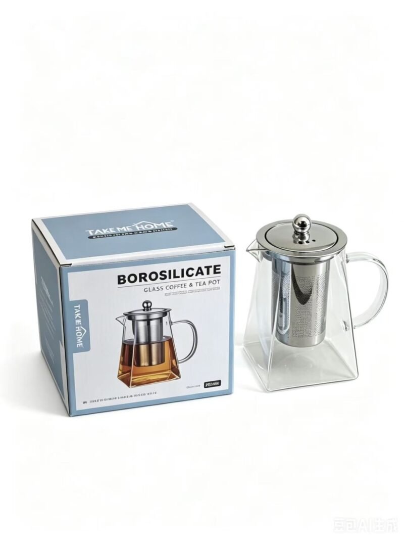 TK Borosilicate Glass Tea & Coffee Pot