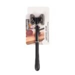 TK Compact Double Sided Meat Mallet – Zinc Alloy Tenderizer Hammer