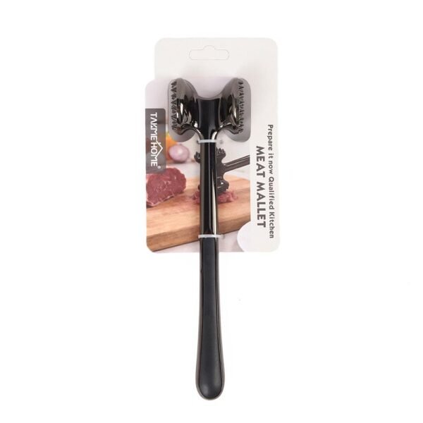 TK Compact Double Sided Meat Mallet – Zinc Alloy Tenderizer Hammer