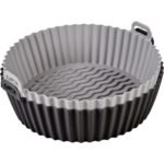 TK Round Silicone Air Fryer Basket 22cm – Non-Stick