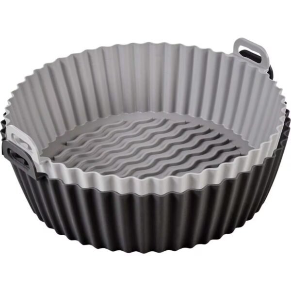 TK Round Silicone Air Fryer Basket 22cm – Non-Stick