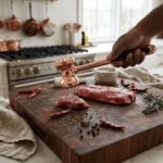 TK Rose Gold Double Sided Meat Tenderizer
