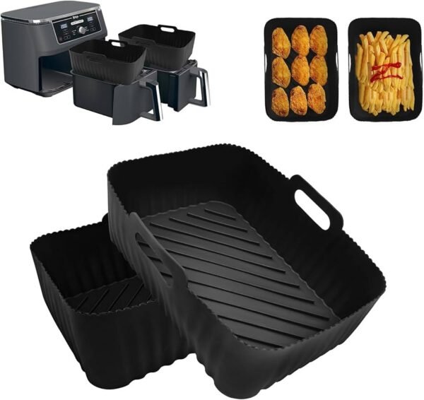 TK Rectangular Silicone Air Fryer Basket Liner