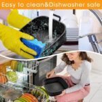 TK Collapsible Square Silicone Air Fryer Basket Liner