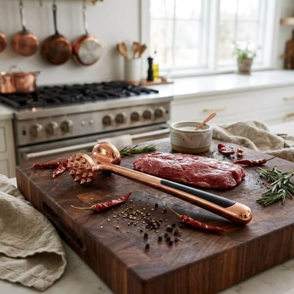 TK Rose Gold Double Sided Meat Tenderizer