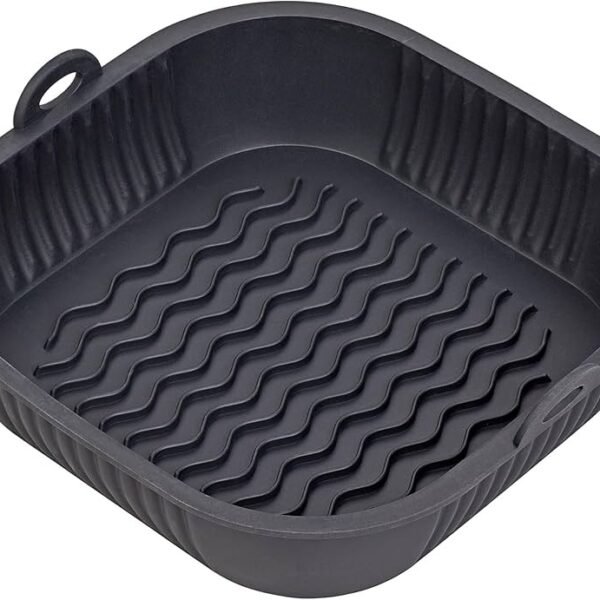 TK Silicone Air Fryer Basket – 21cm Non-Stick Anti-Skid 230°C