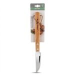 TK Stainless Steel BBQ Tools with Wooden Handle