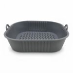 TK Silicone Air Fryer Basket – 21cm Non-Stick Anti-Skid 230°C