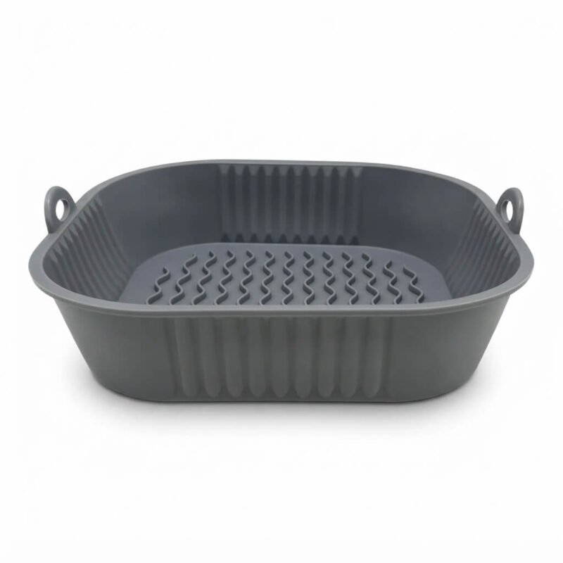 TK Silicone Air Fryer Basket – 21cm Non-Stick Anti-Skid 230°C