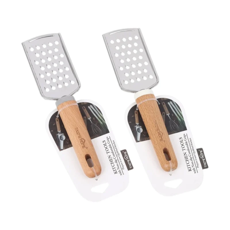 TK Kitchen Utensil Set – Wooden Handle Stainless Steel Tools