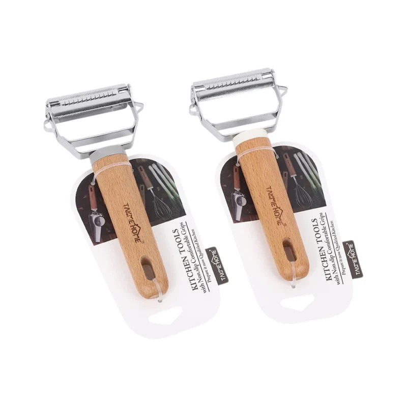 TK Kitchen Utensil Set – Wooden Handle Stainless Steel Tools