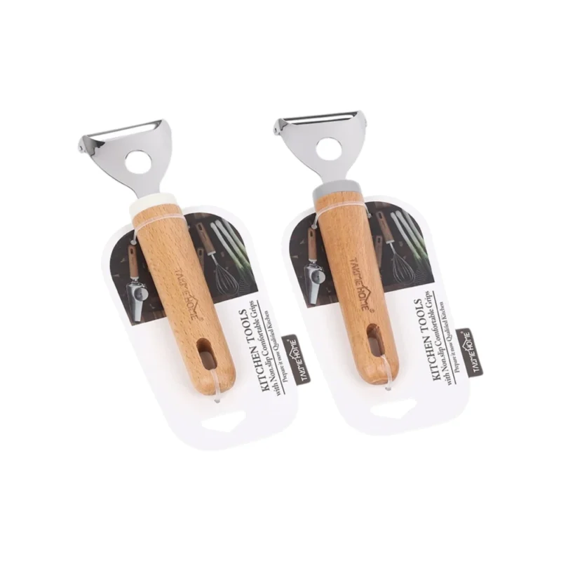 TK Kitchen Utensil Set – Wooden Handle Stainless Steel Tools