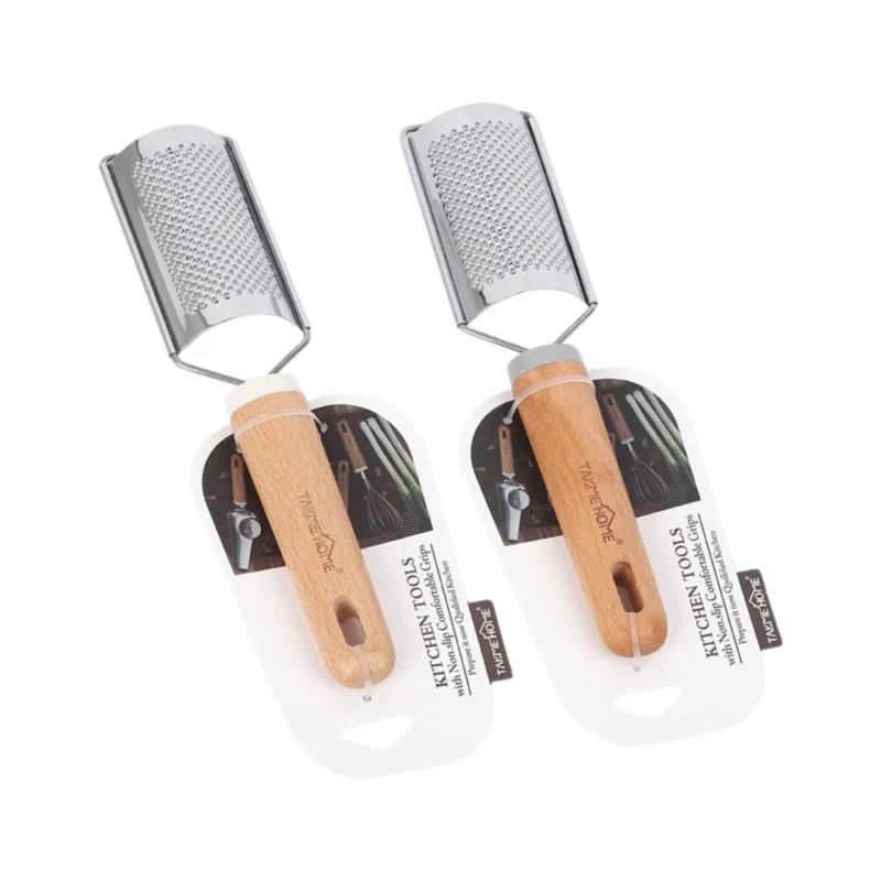 TK Kitchen Utensil Set – Wooden Handle Stainless Steel Tools
