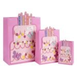 TK Birthday Gift Bag – Cake & Candle Designs with Rope Handles