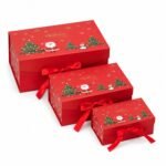 TK Christmas Gift Box with Ribbon – Small, Medium & Large