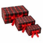TK Christmas Gift Box with Ribbon – Small, Medium & Large