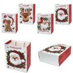 TK Festive Gift Bag – Santa, Reindeer & Gingerbread