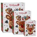 TK Festive Gift Bag – Santa, Reindeer & Gingerbread