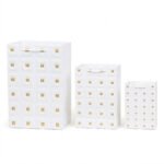 TK Quilted Gift Bag with Gold Studs