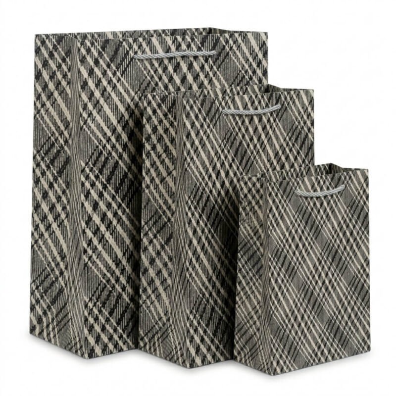 TK Plaid Gift Bag – Classic Check & Tartan Designs