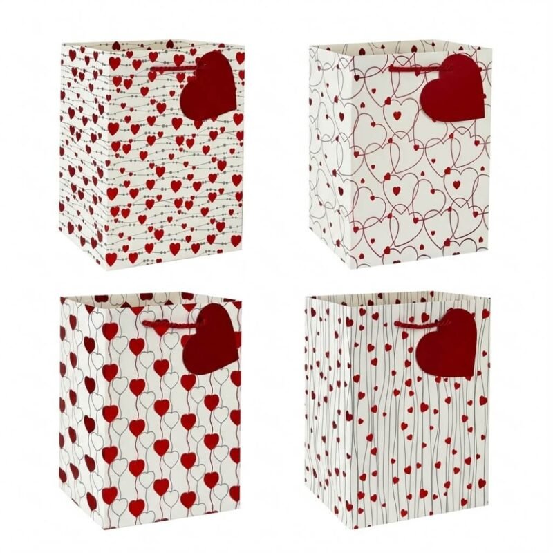 TK Red Heart Gift Bag – Romantic Heart Designs