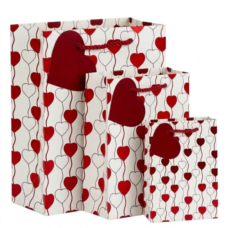TK Red Heart Gift Bag – Romantic Heart Designs