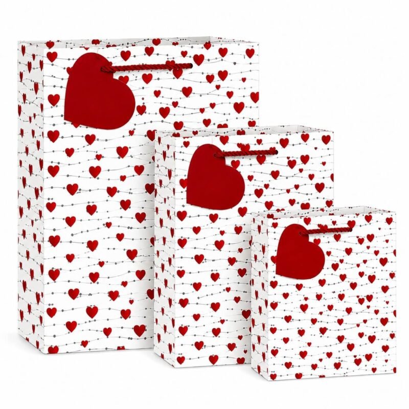 TK Red Heart Gift Bag – Romantic Heart Designs