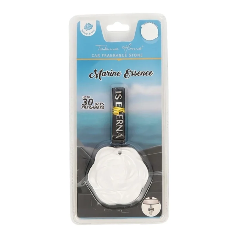 TK Car Fragrance Stone – Flower Shape with Hanging Strap