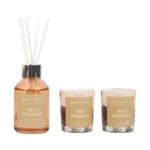 TK Reed Diffuser & Candle Set – 100 ml Diffuser with 2 Scented Candles