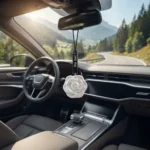 TK Car Fragrance Stone – Flower Shape with Hanging Strap
