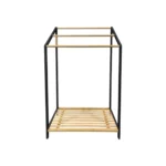 TK Bamboo Bathroom Towel Rack with Storage Shelf – 51 × 31 × 85 cm