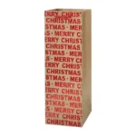 TK Christmas Wine Gift Bag – Merry Christmas Design