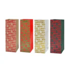 TK Christmas Wine Gift Bag – Merry Christmas Design