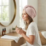 TK Microfiber Hair Drying Cap – Ultra Absorbent, 62 × 23 cm