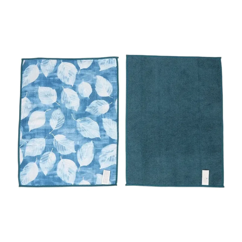 TK Blue Design Microfiber Cleaning Cloths – 30×40cm Set of 2