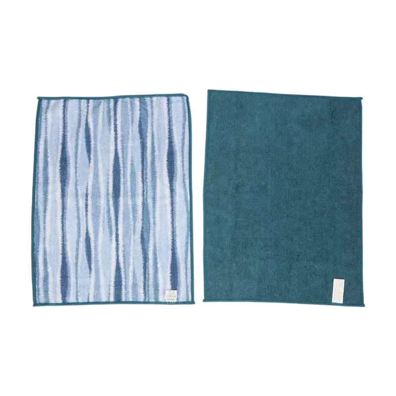 TK Blue Design Microfiber Cleaning Cloths – 30×40cm Set of 2