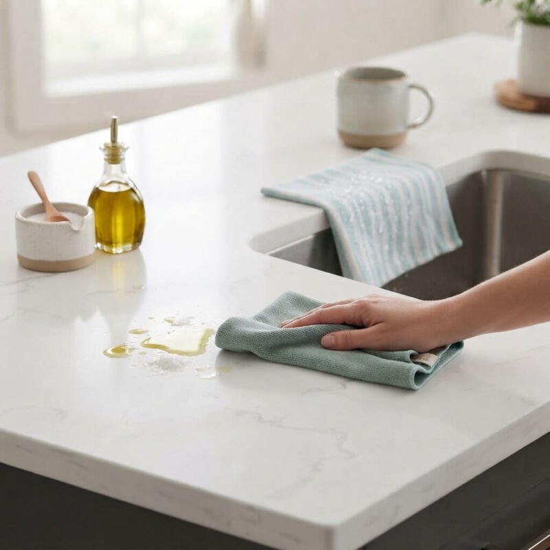 TK Botanical Microfiber Cleaning Cloths – All-Purpose 30×40cm Set of 2