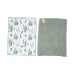 TK Botanical Microfiber Cleaning Cloths – All-Purpose 30×40cm Set of 2