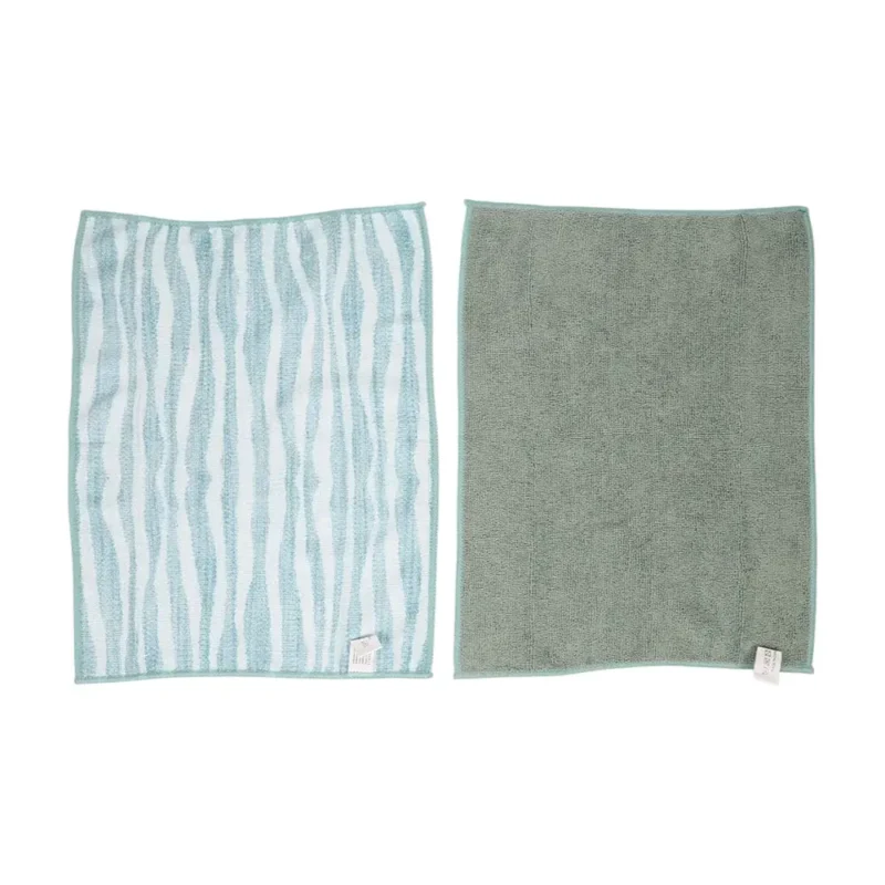 TK Botanical Microfiber Cleaning Cloths – All-Purpose 30×40cm Set of 2
