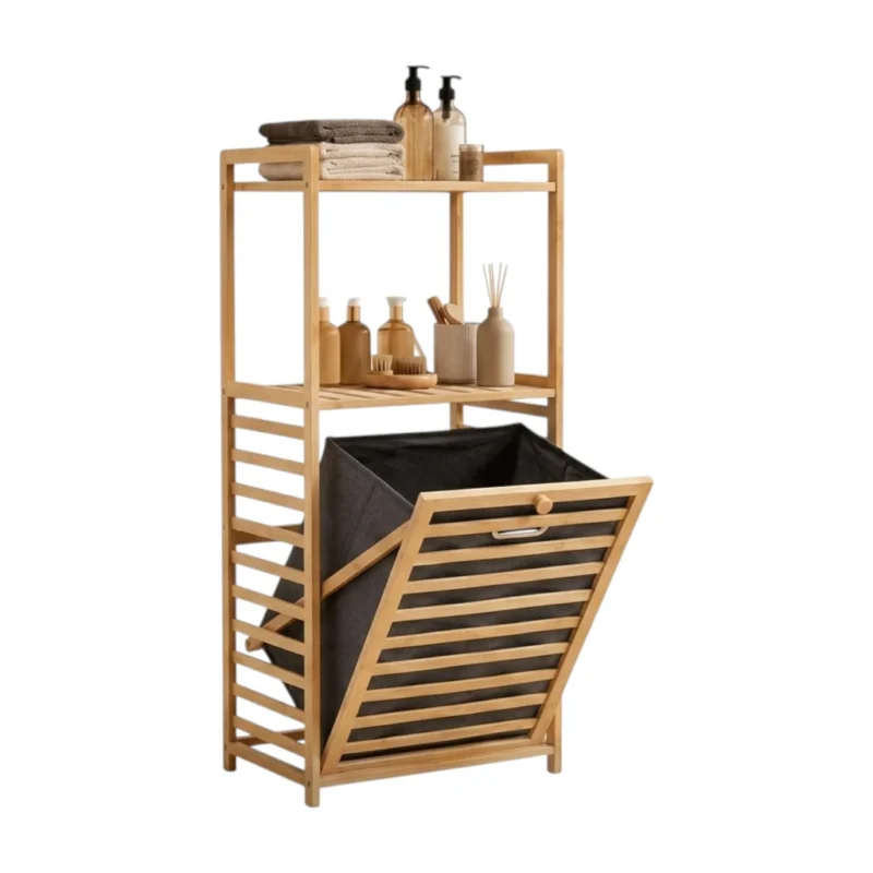 bamboo-laundry-hamper-shelf-white-background